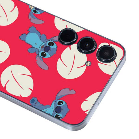 Disney Lilo and Stitch Character Pattern Galaxy A55 5G Skin